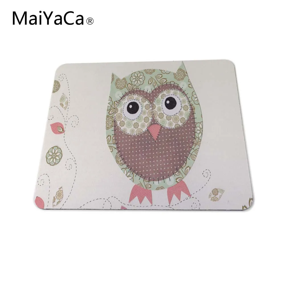 MaiYaCa милый мультфильм сова с коробкой упакованы Silon aming коврик для мыши 180x220x20мм |