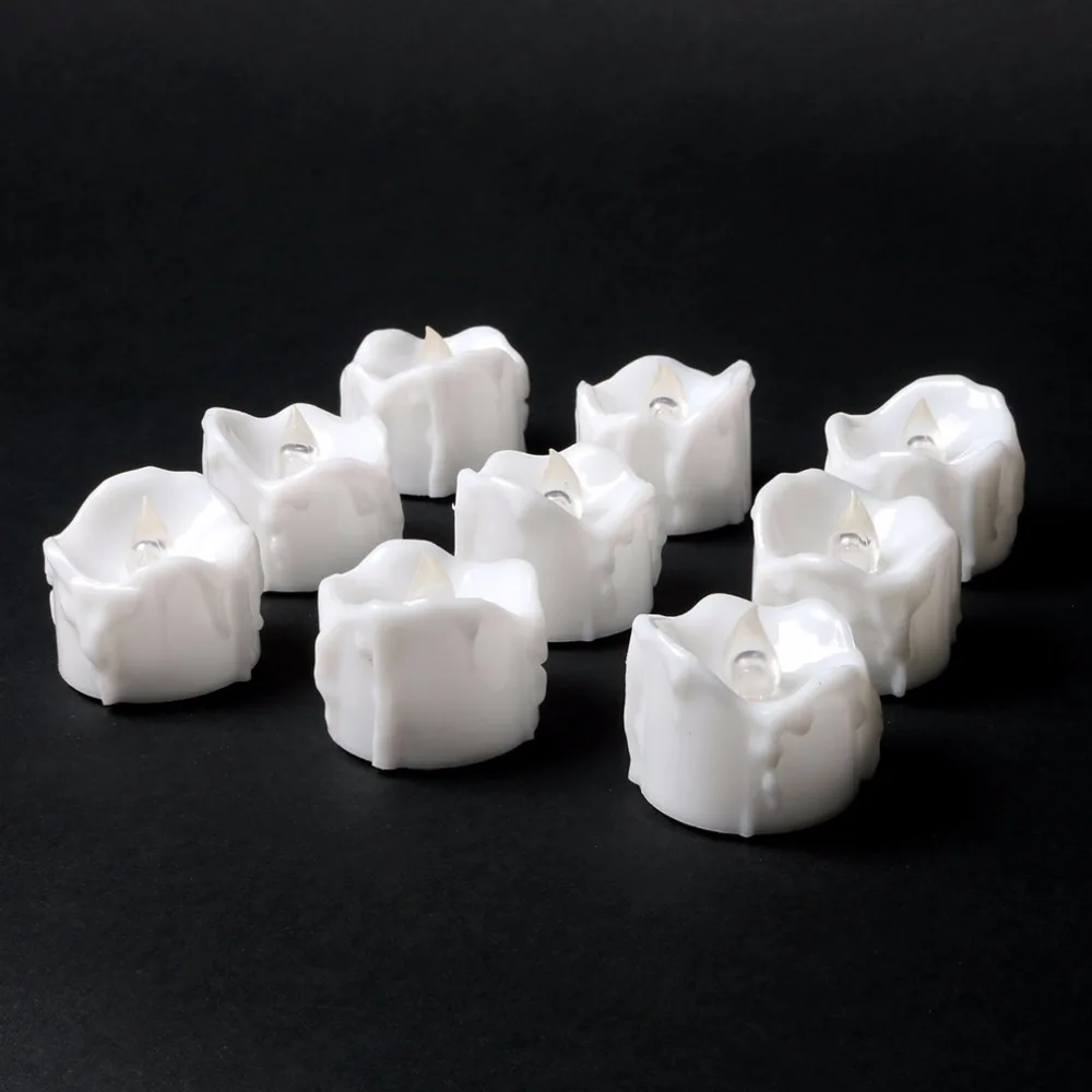 Таймер чайный светильник s 6 мерцающий романтичный беспламенный светодиодный в