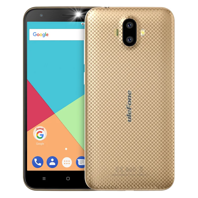 Ulefone S7 смартфон 3g 5 0 дюймов Android 7 MTK6580 1. Гц 4 ядра 1 ГБ Оперативная память 8