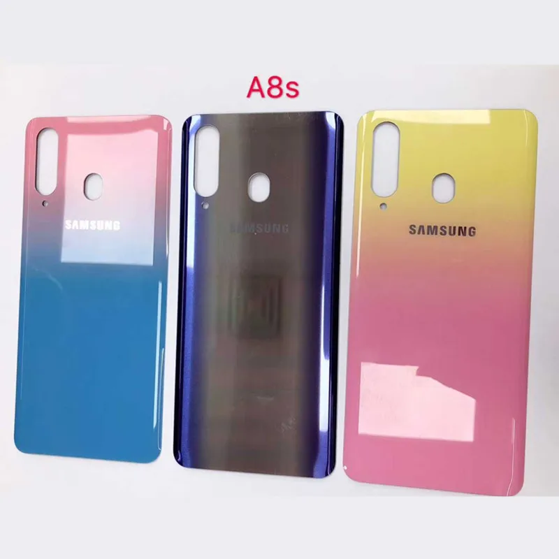 Задняя крышка батарейного отсека для Samsung A8 S G8870 3D стеклянная задняя корпуса