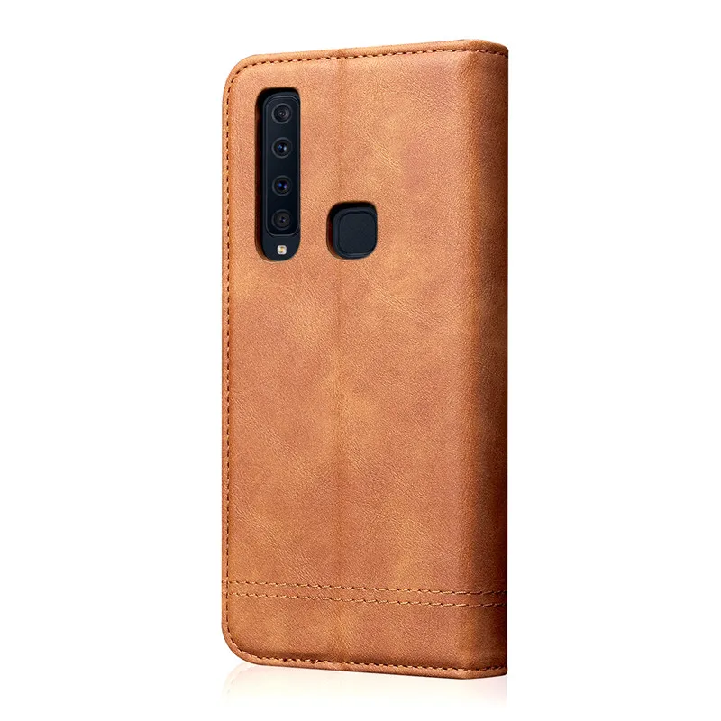 Samsung A6 A7 A8 Plus A9 J3 J4 J5 J6 J7 J8 2018 J6Plus A750 PU Leather Magnetic Flip Wallet Card Slots Pocket Protective Case | Мобильные