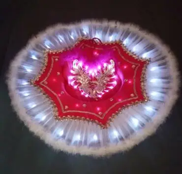 

Professional Led Ballet Tutu Child Swan Lake Costume Led Belly Dress For Children Pancake Tutu For Girls Dancewear