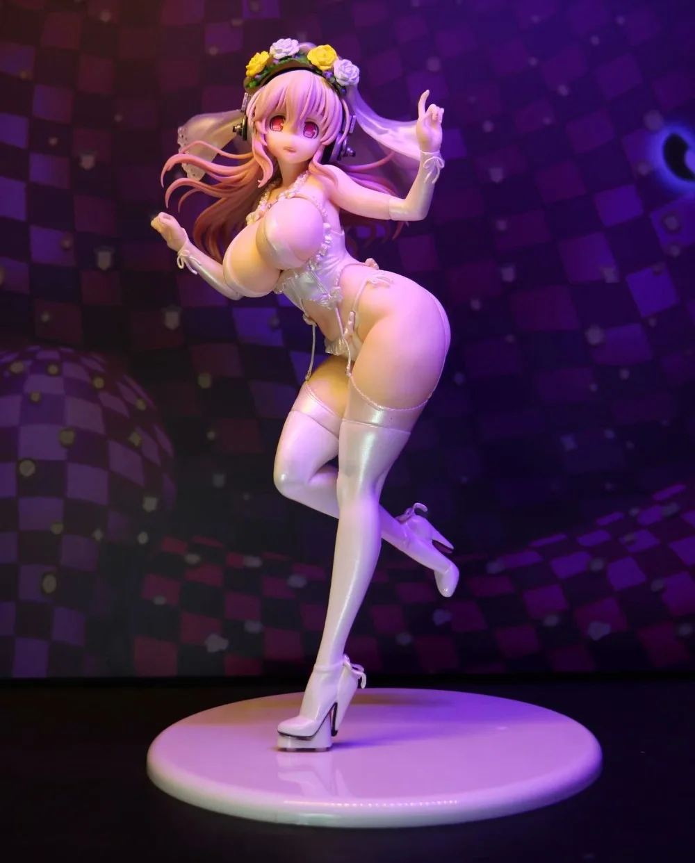 Свадебное платье с аниме Super Sonico на 10 ю годовщину ПВХ экшн статуэтки