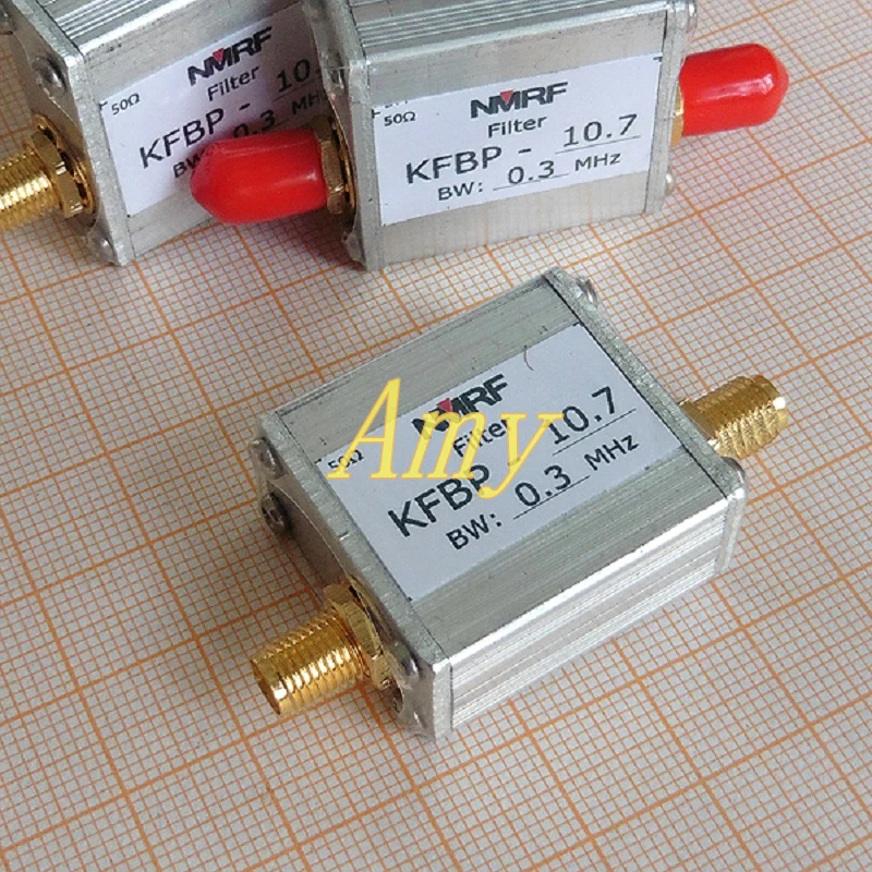 10 7 МГц коаксиальный кристаллический фильтр SMA интерфейс IF полоса пропускания кГц