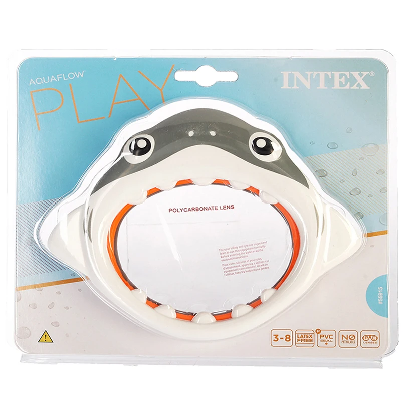 Egoes Intex детская весёлая маска для плавания с подводным плаванием 55915|Бассейн и