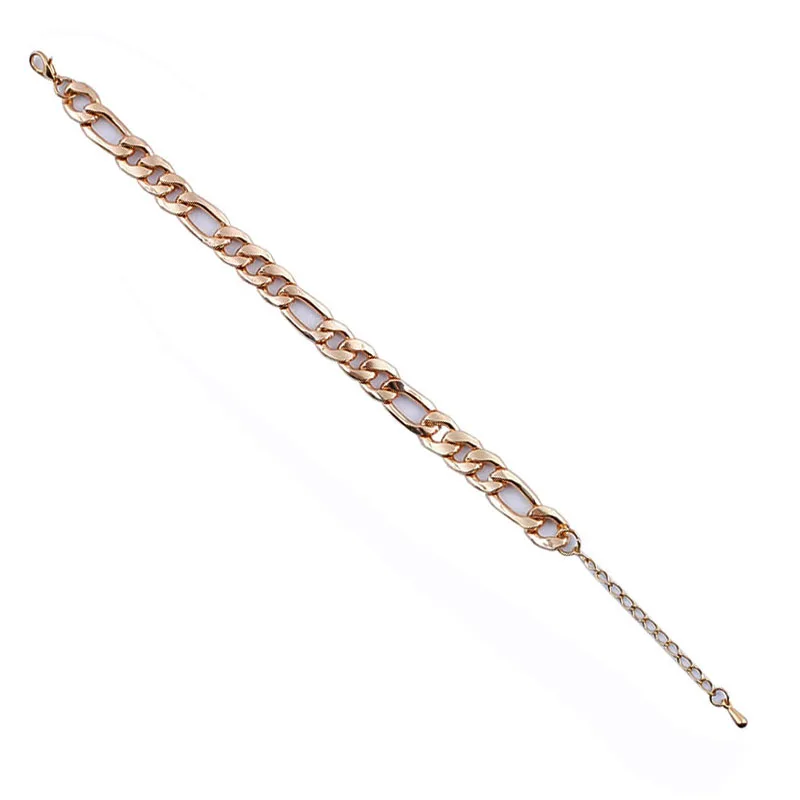 Браслет из нержавеющей стали золотого цвета с кубинскими звеньями|steel bracelet|stainless