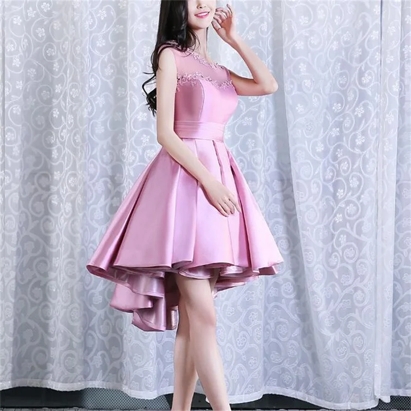 New Bridesmaid Dresses Glamorous Backless Bride Gown Short Front Long Back Ball Prom Party Homecoming/Graduation Formal Dress | Свадьбы и