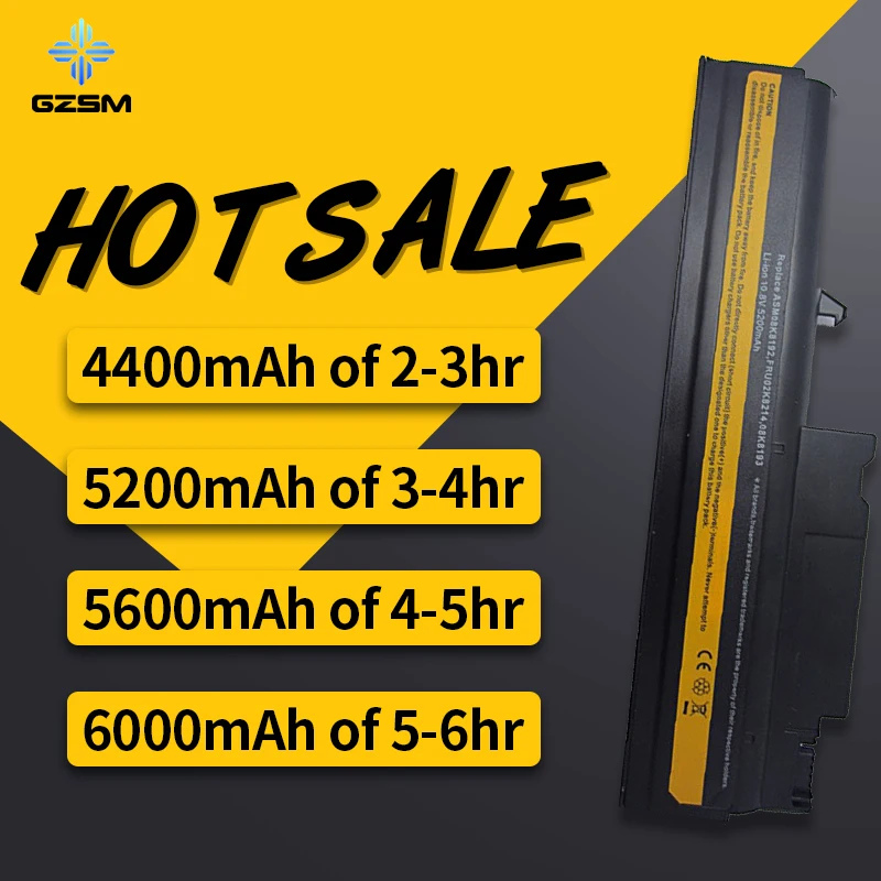 Сменный аккумулятор HSW 5200 мАч для ноутбука батарея IBM ThinkPad R50 R50E R50P R51 R52 T40 T40P T41 T41P T42