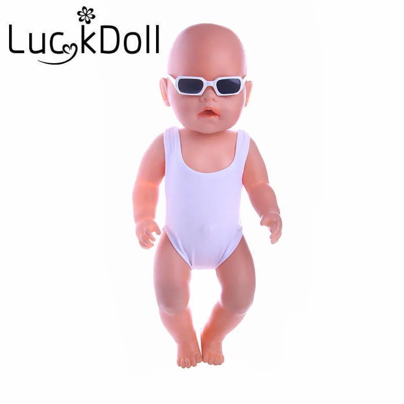 Квадратные Солнцезащитные очки LUCKDOLL размер 18 дюймов американский 43 см Детская