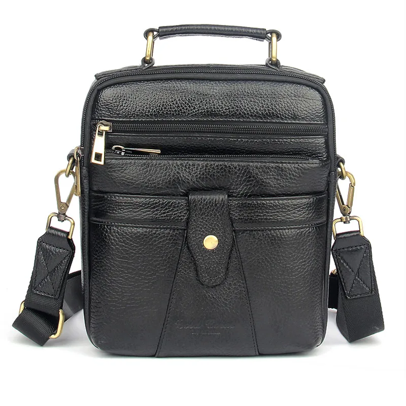 

Мужская сумка из натуральной кожи, деловые сумки через плечо для мужчин, повседневный мессенджер, портфель для iPad, тоут