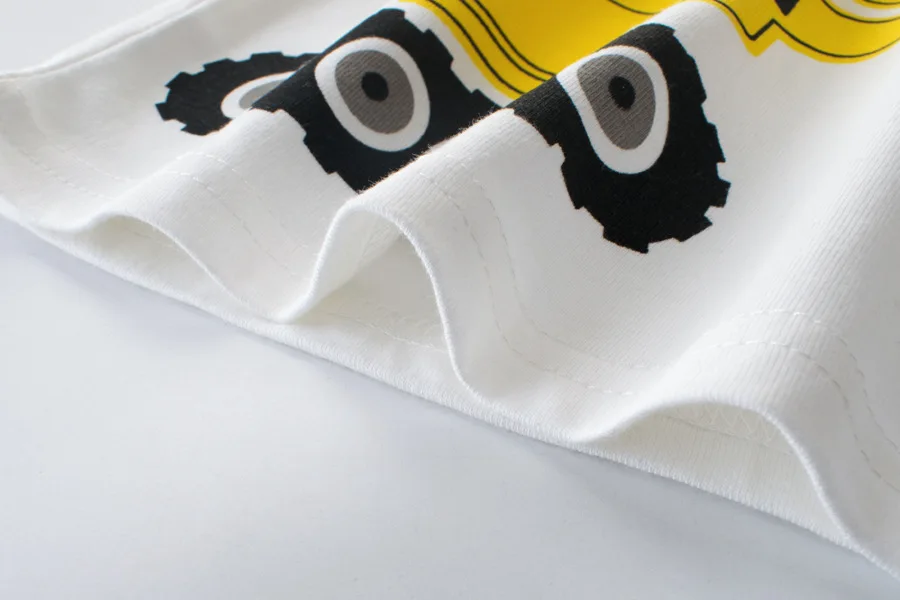 Забавная футболка с длинными рукавами для маленьких мальчиков трактор героями