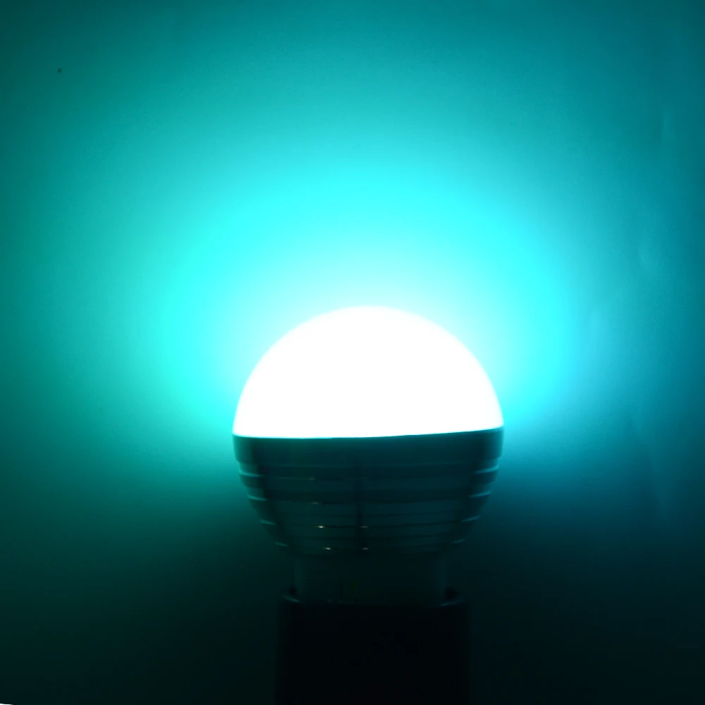 E14 E27 затемнения 16 Цвета изменение 3 Вт 85-265V волшебный RGB светодиодный светильник