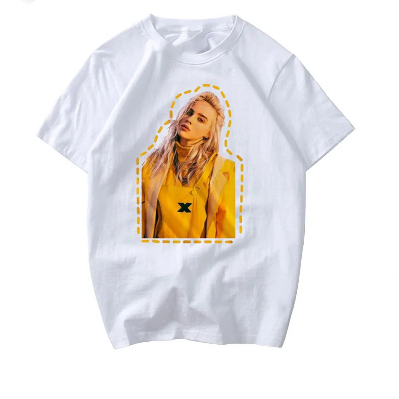 Новейшая футболка Billie Eilish для мужчин/wo Мужская винтажная уличная в стиле хип-хоп