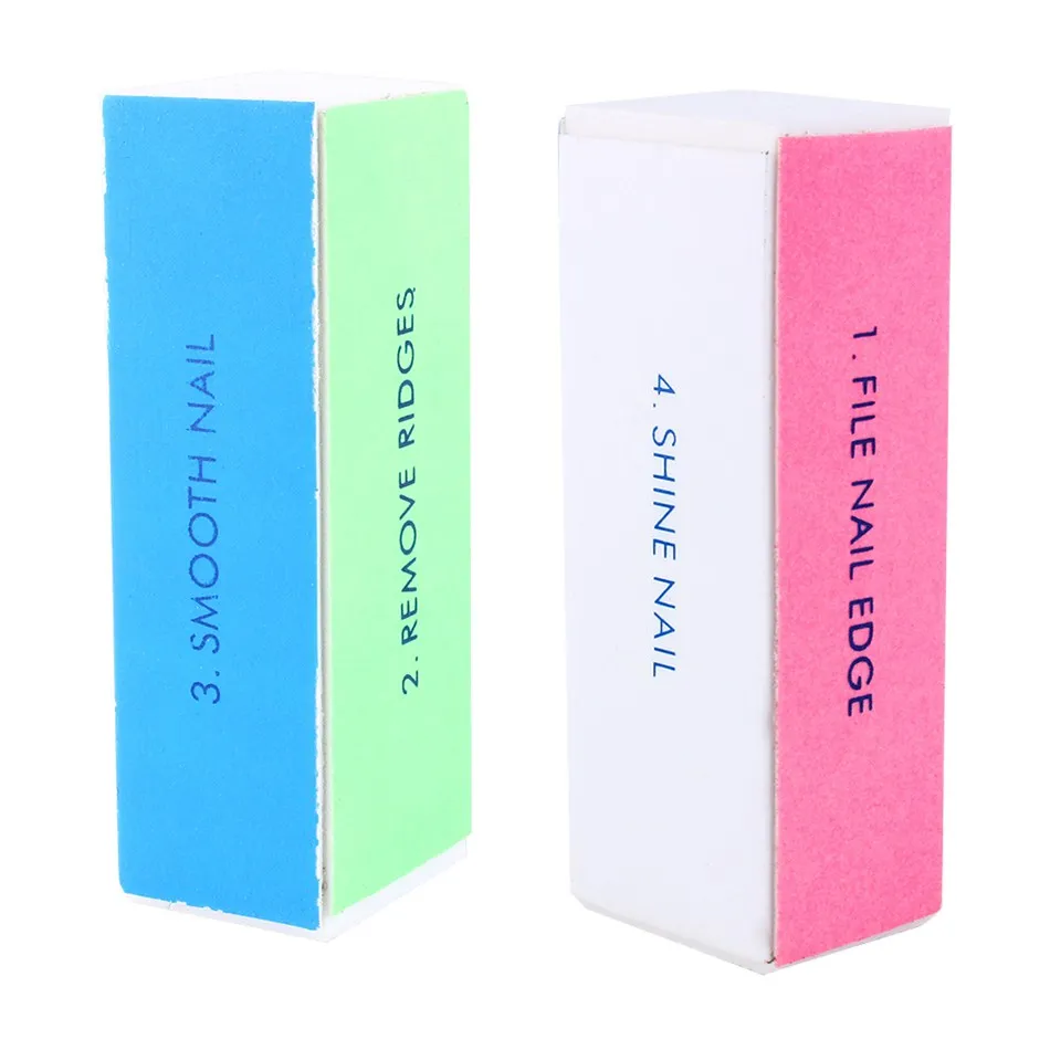 Аксессуары для маникюра 4 сторонний буфер ногтей|buffing block|nail art polisherblock files |