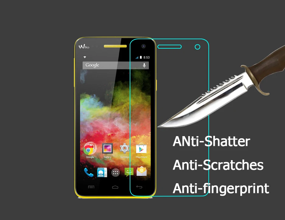 9 H закаленное стекло 2.5D для WIKO View Lite/Prime Freddy Wim легкий lenny 4 plus 2 3 Rainbow Jerry Robby2 Sunny 2 Plus пленка для экрана