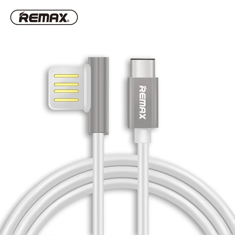 REMAX type c USB Data Cable Portable 90 Degree Dual C Durable Charger for Nexus 5X 6P HTC 10 LG G5 USB-C | Мобильные телефоны и
