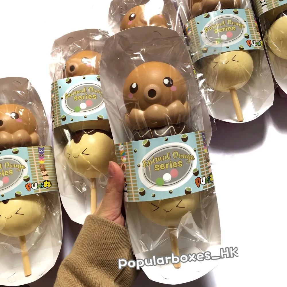 Мягкая медленно восстанавливающая форму подарочная игрушка punimaru animal dango