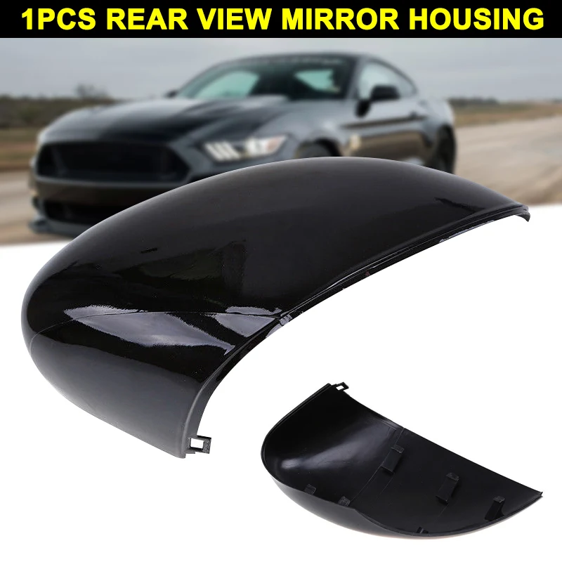 2021 1 шт. L/R матовая черная крыла зеркальная крышка окрашенная для Ford Fiesta MK7 2008-2017 |