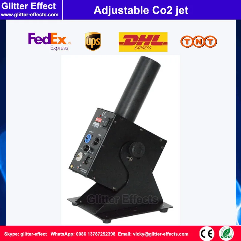 DMX512 регулируемый угол Co2 струя DJ диско сценическая производительность ночной