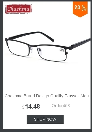Бренд Chashma, женские очки без оправы, качественные оптические очки для чтения, обработанные бриллиантами, готовые очки, тонированные линзы, очки для чтения
