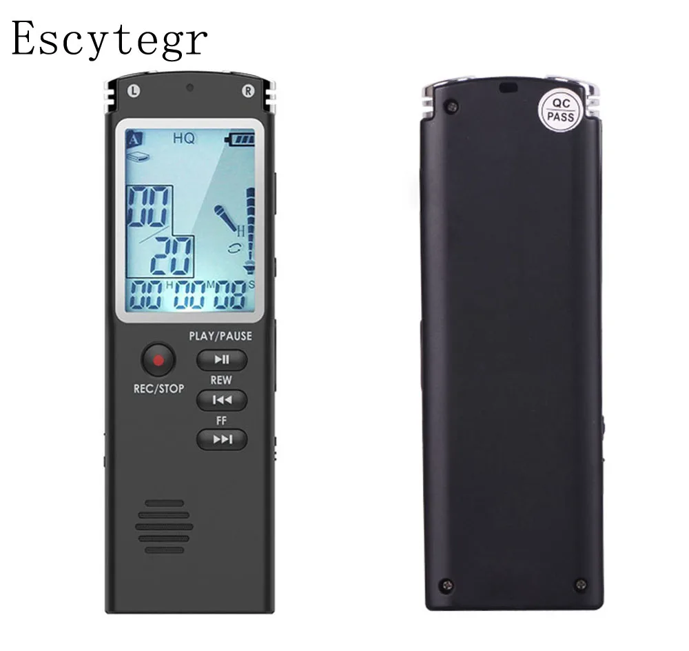 003 Escytegr портативный диктофон 1536 кбит/с Голосовая активация запись встречи/лекции/интервью/пробное воспроизведение музыки диктофон