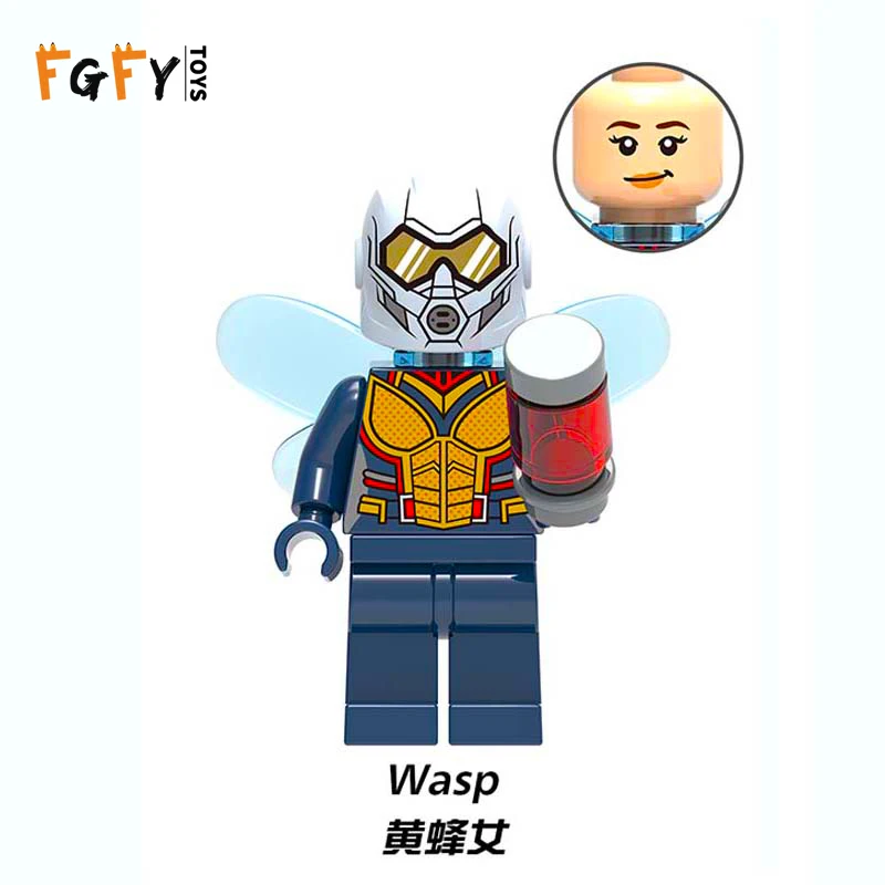 Новый стиль Муравей Человек ОСА фигурки Legoings Марвел Капитан Мститель