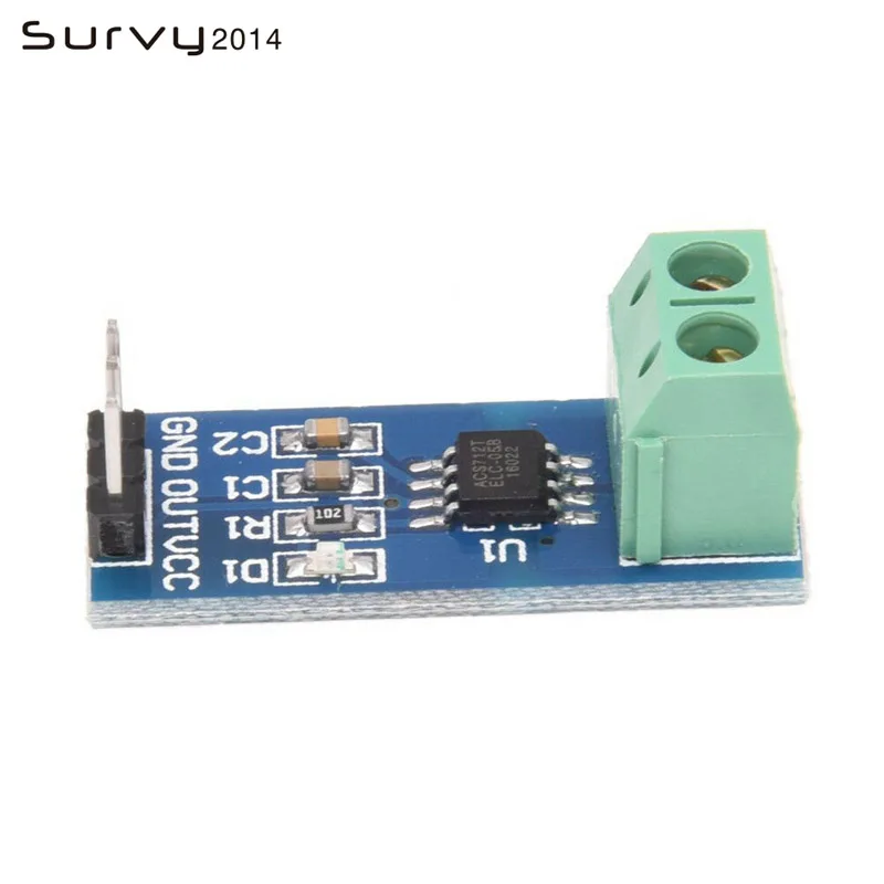 Параметры ACS712 5A 20A 30A диапазон холла модуль датчика тока для Arduino 30A|Интегральные