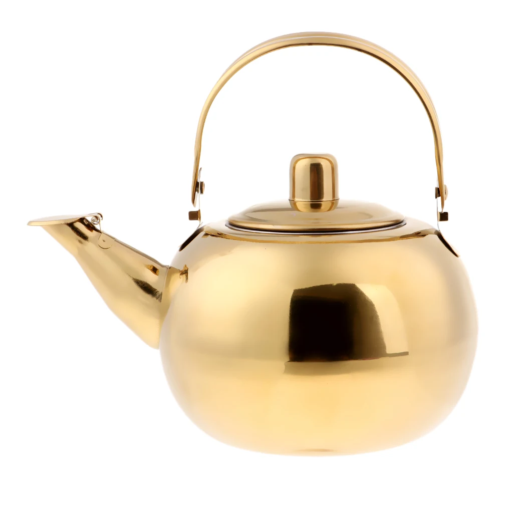 Прочный уличный чайник из нержавеющей стали для кемпинга 1000 мл/1500 мл/2000 мл/2500 мл