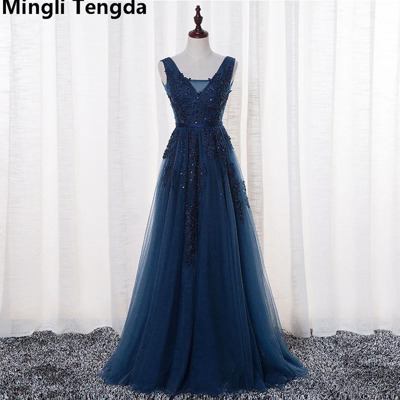 

Женское длинное платье Mingli Tengda, с V-образным вырезом и открытой спиной