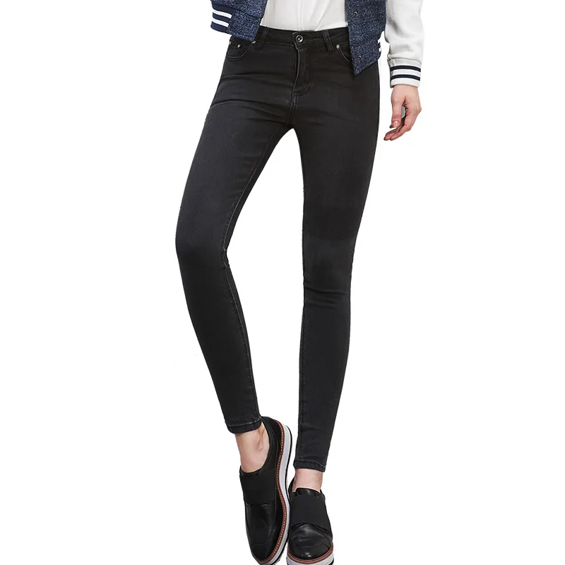 LEIJJEANS хит продаж летние размера плюс простые одноцветные средняя талия полная