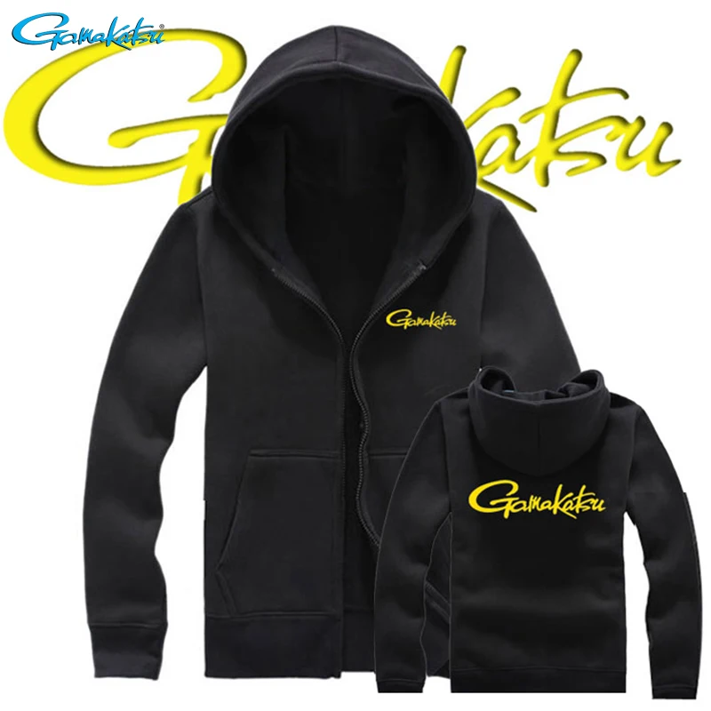 Gamakatsu, весна-осень, Теплая мужская одежда для рыбалки, толстовка, куртка на молнии, уличные спортивные куртки, одежда для рыбалки