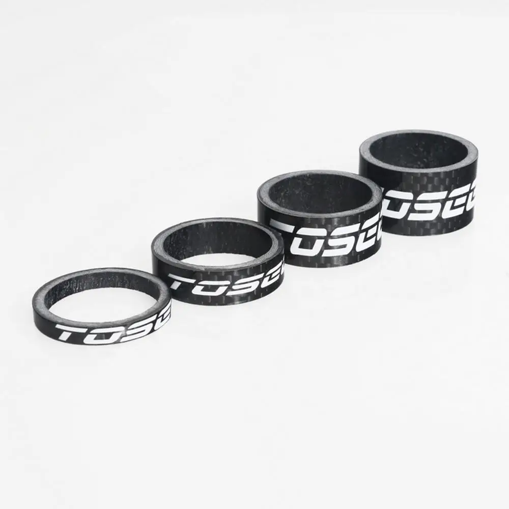 4PCS Bicycle Front Fork Bowl Series Headset Washer Gasket Bowl On For MTB Mountain Bike Road Bicycle Carbon Fiber Backup Ring