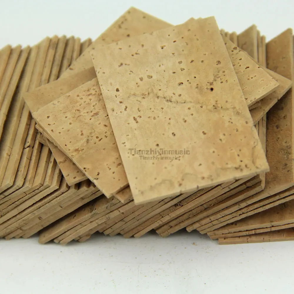 50 шт. пробковый лист для саксофона 1 5 мм|neck cork|natural cork sheetcork sax |