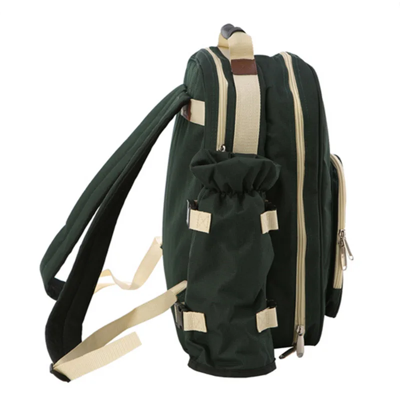 Открытый рюкзак с посуда ручка мешок для кемпинга Пеший Туризм Picnic Bag 4 человек