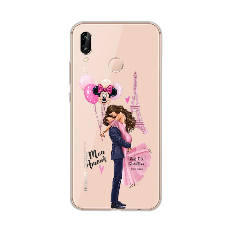 Ciciber чехлы для телефонов Huawei P20 P8 P9 P10 Mate 20 10 9 Lite 2017 X Pro мягкая задняя крышка из ТПУ P