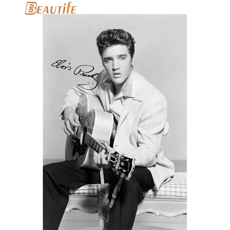 Индивидуальный Шелковый постер на холсте Elvis Presley новинка печать вашего