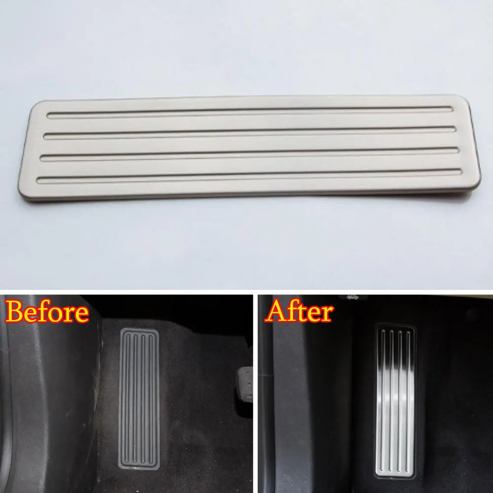 Car Driver Side Fuel Brake Left Foot Rest Pedal Plate Sticker Decor Stainless Fit For Cadillac XT5 2016 2017 Styling | Автомобили и