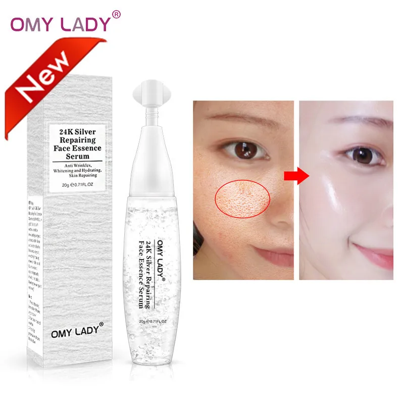 Omy Lady 24k Серебряная коллагеновая сыворотка отбеливающая фольга экстракт против