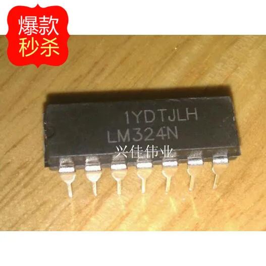 10 шт. Новый операционный усилитель LM324 LM324N DIP 14 Quad|Интегральные схемы| |