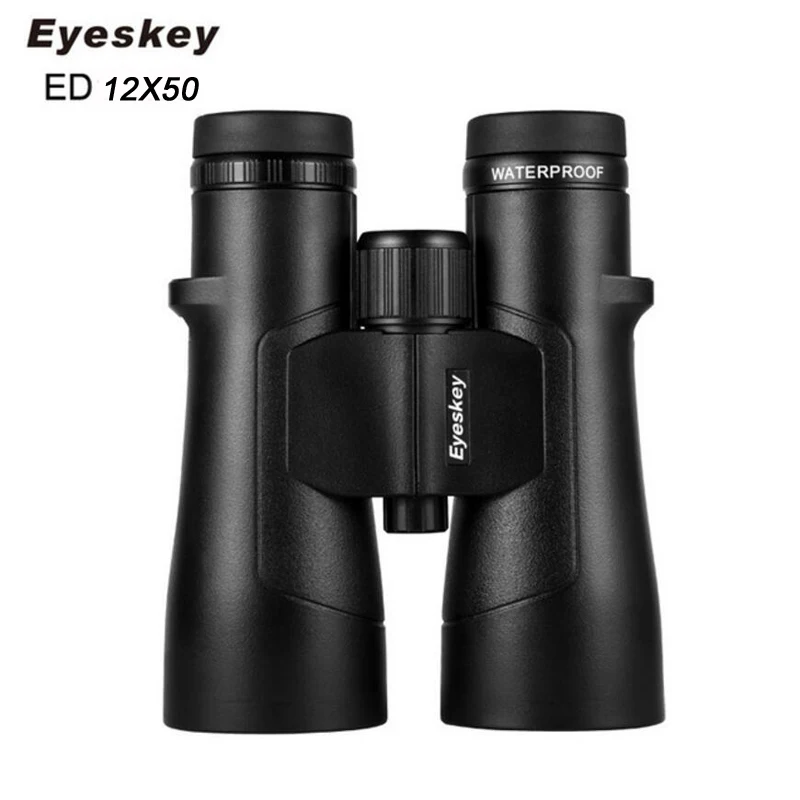 

Eyeskey 12x50 ED Glass Binoculars Waterproof Telescope Bak4 Prism Optics Camping Hunting Scopes Powerful Professional Lens