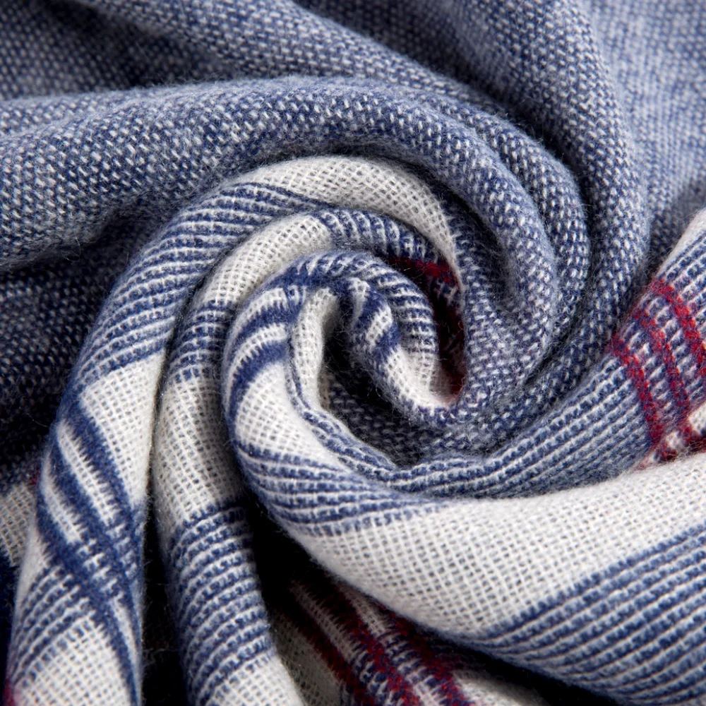 2019 Winter Plaid Scarf Women Scarves Wide Lattices Long Shawl Wrap Female Blanket Warm Tippet | Аксессуары для одежды