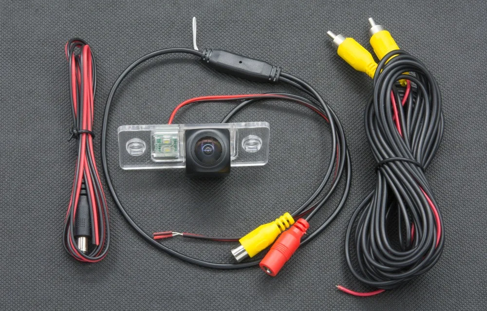 1080P MCCD Fisheye Car Rear View Camera Night Vision Reverse For Passat Tiguan Polo Sedan Santana Golf V Skoda Fabia | Автомобили и