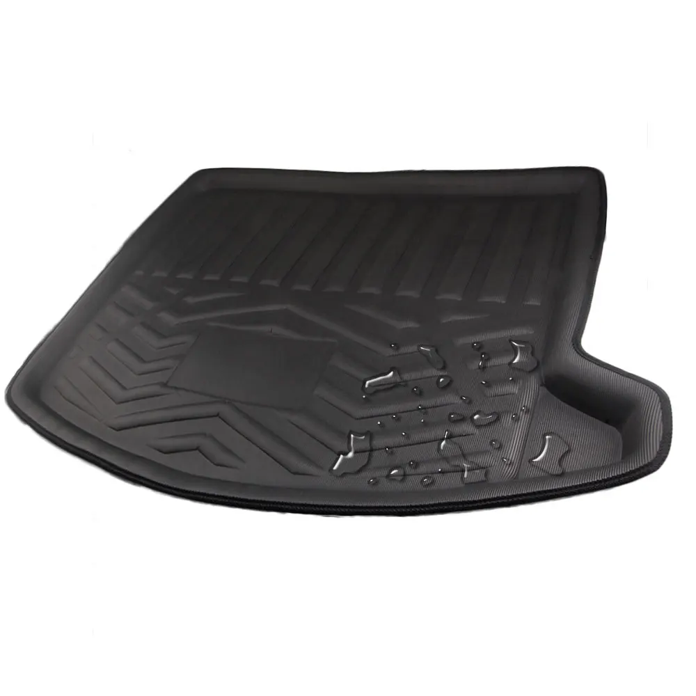 

BBQ@FUKA 1pc Rubber Fit For Ford Escape Kuga 2013-2018 Boot Mat Rear Trunk Liner Cargo Floor Tray Carpet Anti-slip Accessories