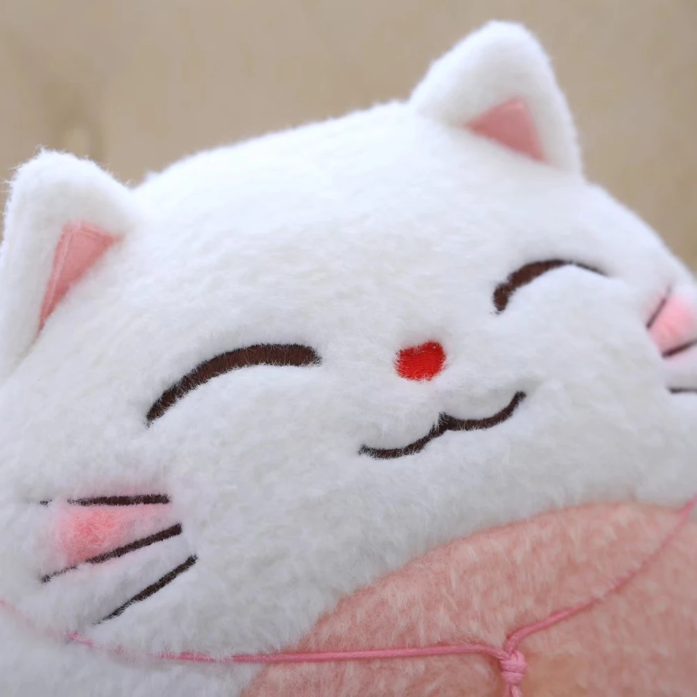 Милые Плюшевые Игрушки для маленьких кошек, креативные игрушки для кошек, бамбуковые декоративные куклы для автомобилей, детские игрушки, подарки для детей