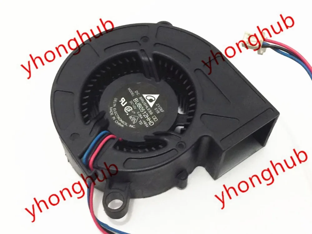 Вентилятор охлаждения сервера Delta Electronics BUB0512HHD AB54, 12 В постоянного тока, 0,26 А, 50x50x19 мм