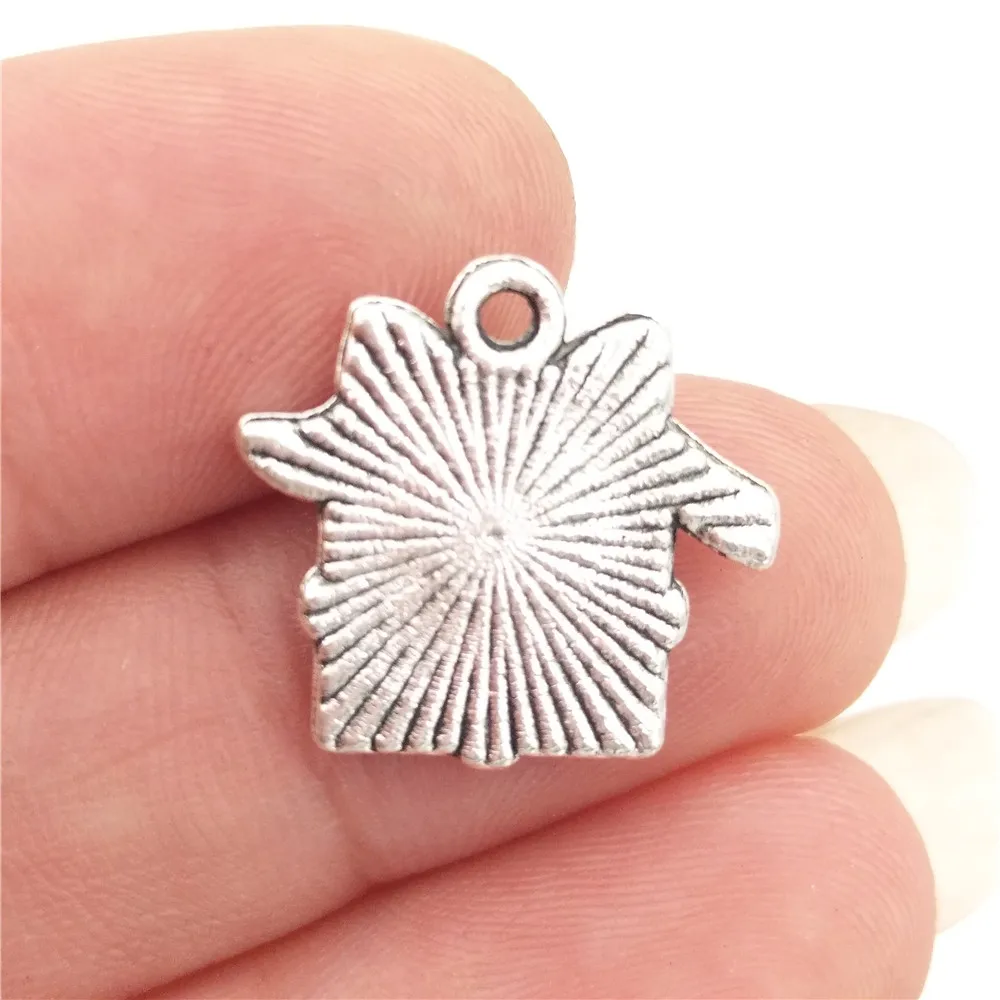 Подвеска из цинкового сплава для браслета 16 х15 мм 1 3 г|charm antique silver|charms antiquegift box charm |