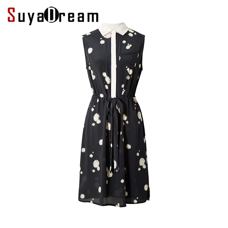 Женское длинное платье 100% натуральное шелковое с поясом темно синего цвета без