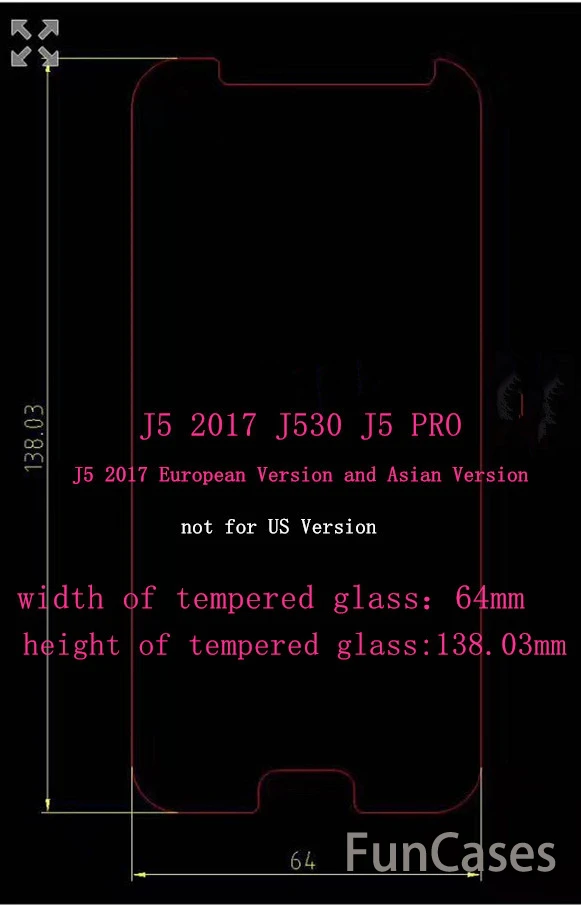 Экран протектор Закаленное Стекло для samsung Galaxy J5 2017 Pro j530 фильм|Защитные стёкла и плёнки телефонов| |