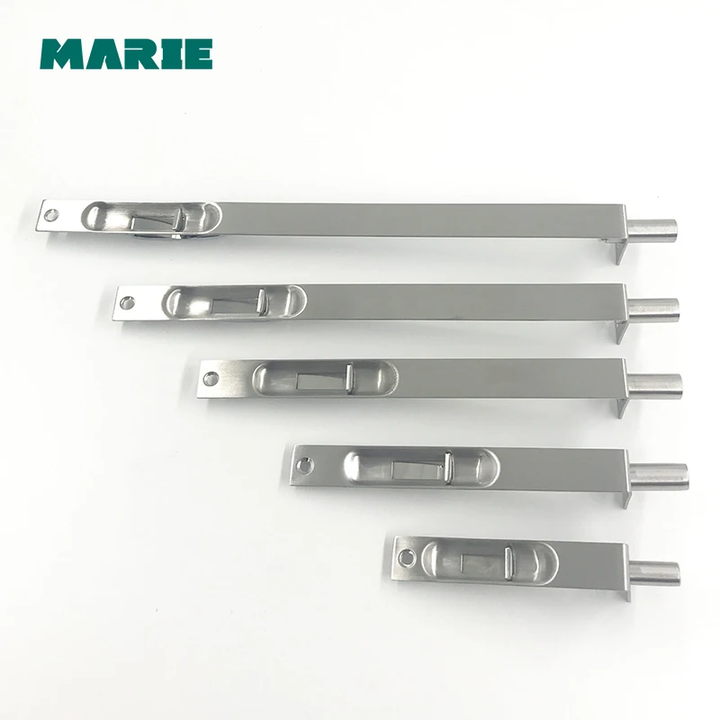 Нержавеющая сталь скрытый дверной болт защита двери защелка раздвижной замок с