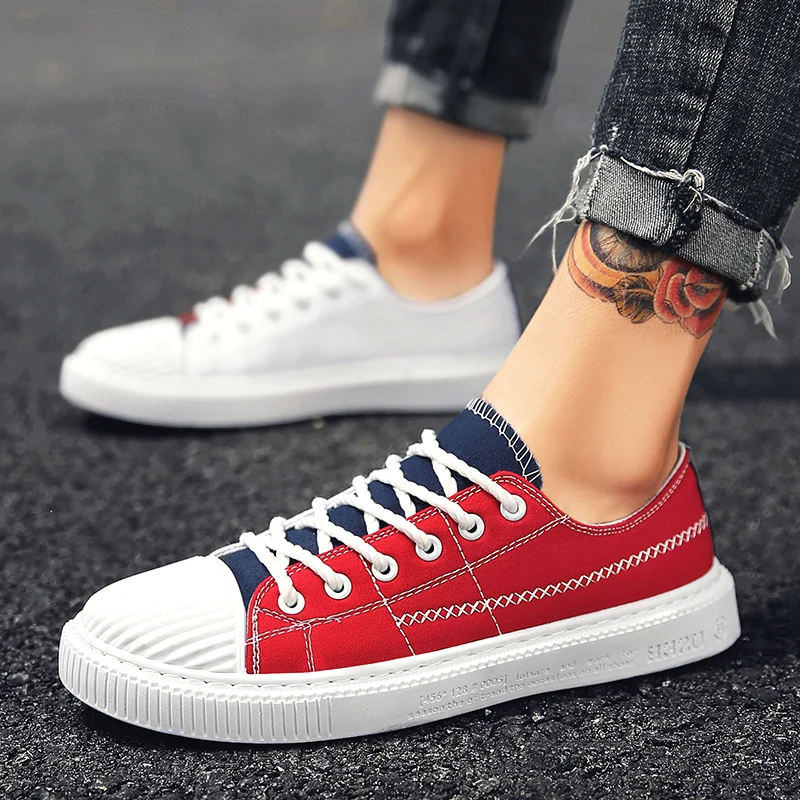 Модная мужская Вулканизированная обувь мужские кроссовки на платформе